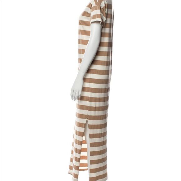 AMO STRIPE T-SHIRT DRESS DUNE STRIPE - Picture 4 of 6